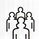 Icon einer Gruppe von Menschen