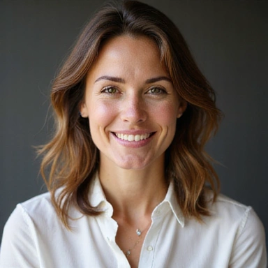 Nahaufnahme eines lächelnden Ernährungsberaters, der Vertrauen ausstrahlt